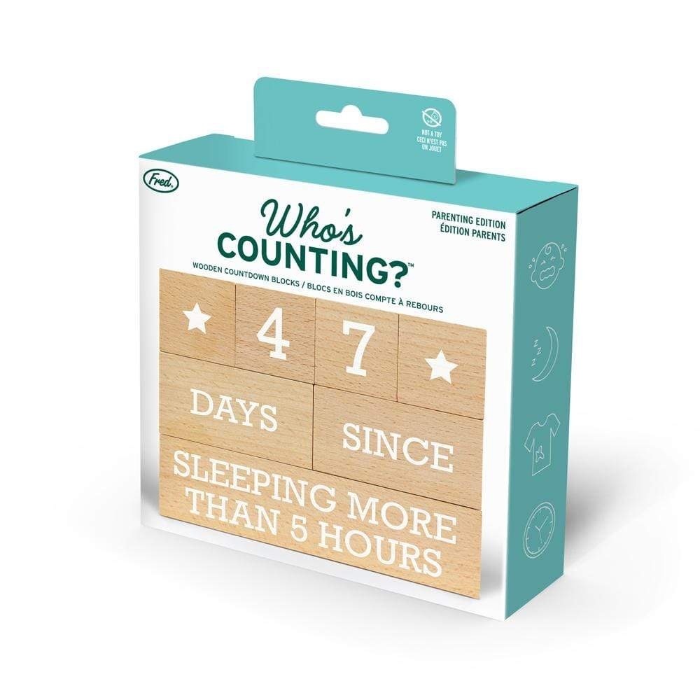 Genuine Fred Who’s Counting? - Parenting‎ Countdown Blocks - NWT